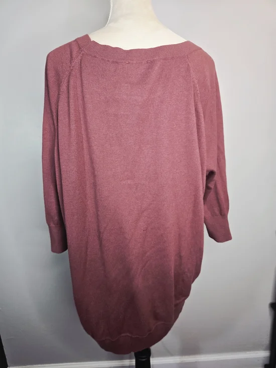 Express Mauve Rose Knit Sweater - Picture 4 of 6